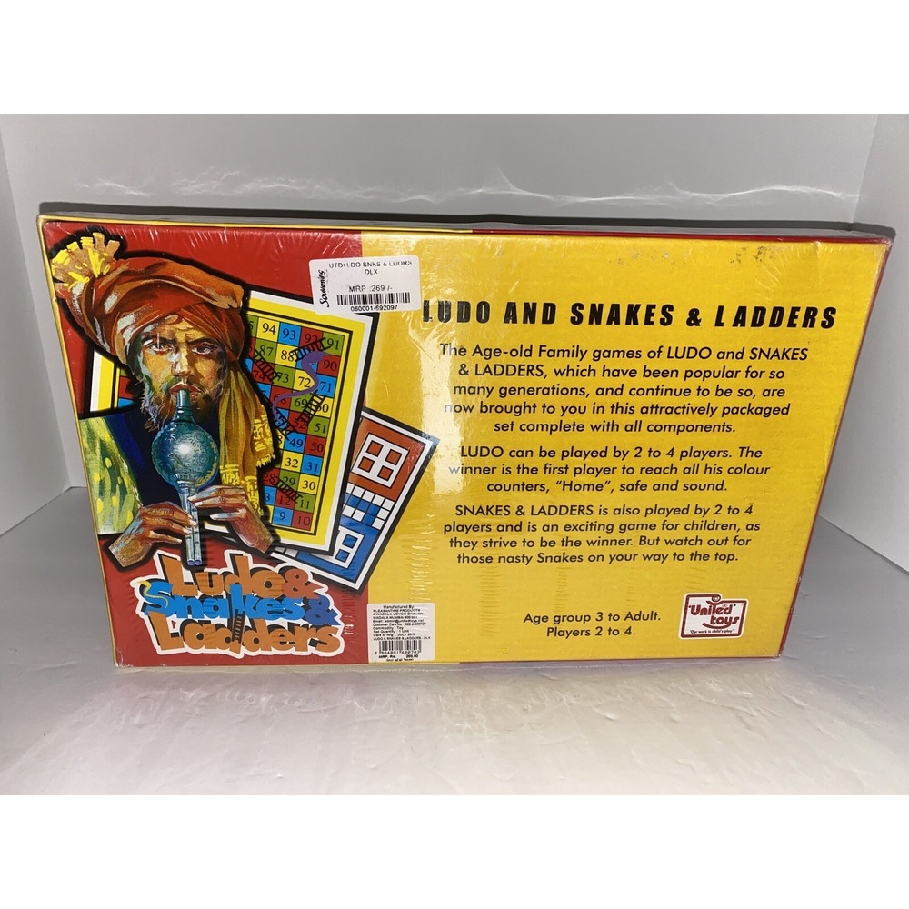United Toys Ludo And Snakes And Ladders - Rare Find, 2015 Looks To Be Foreign - Picture 2 of 5